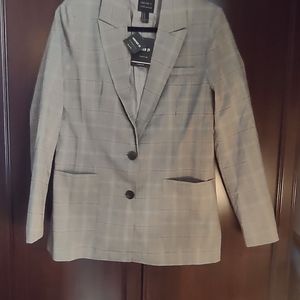 Plaid Blazer